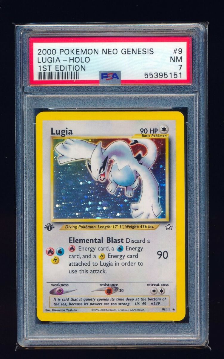 2000 Lugia Pokémon Card Neo Genesis